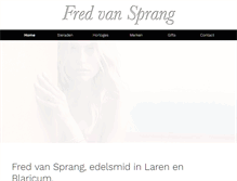 Tablet Screenshot of fredvansprang.nl